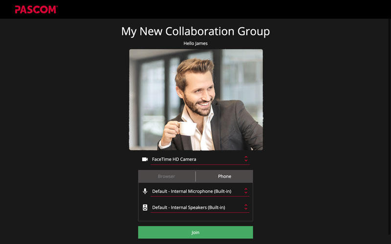 PASCOM Group Collaboration - Web Meeting AV setup