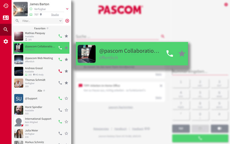 Aktive PASCOM Gruppe