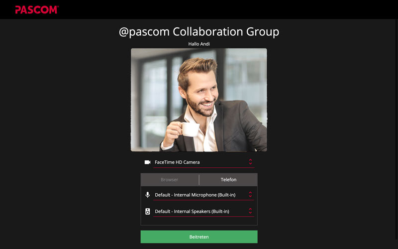 PASCOM Gruppe - Web Meeting AV Setup