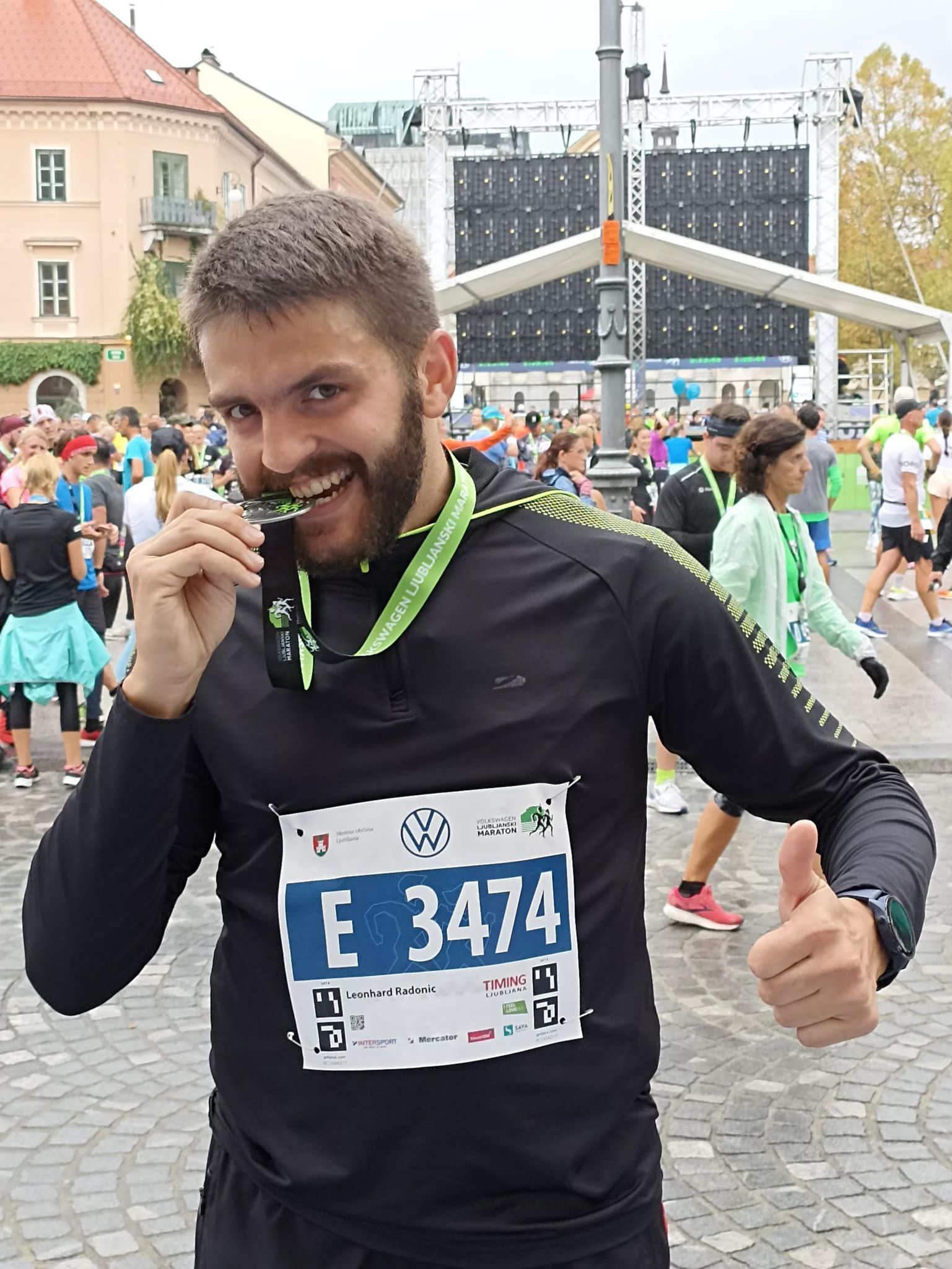 Completing the Ljubljana Half Marathon