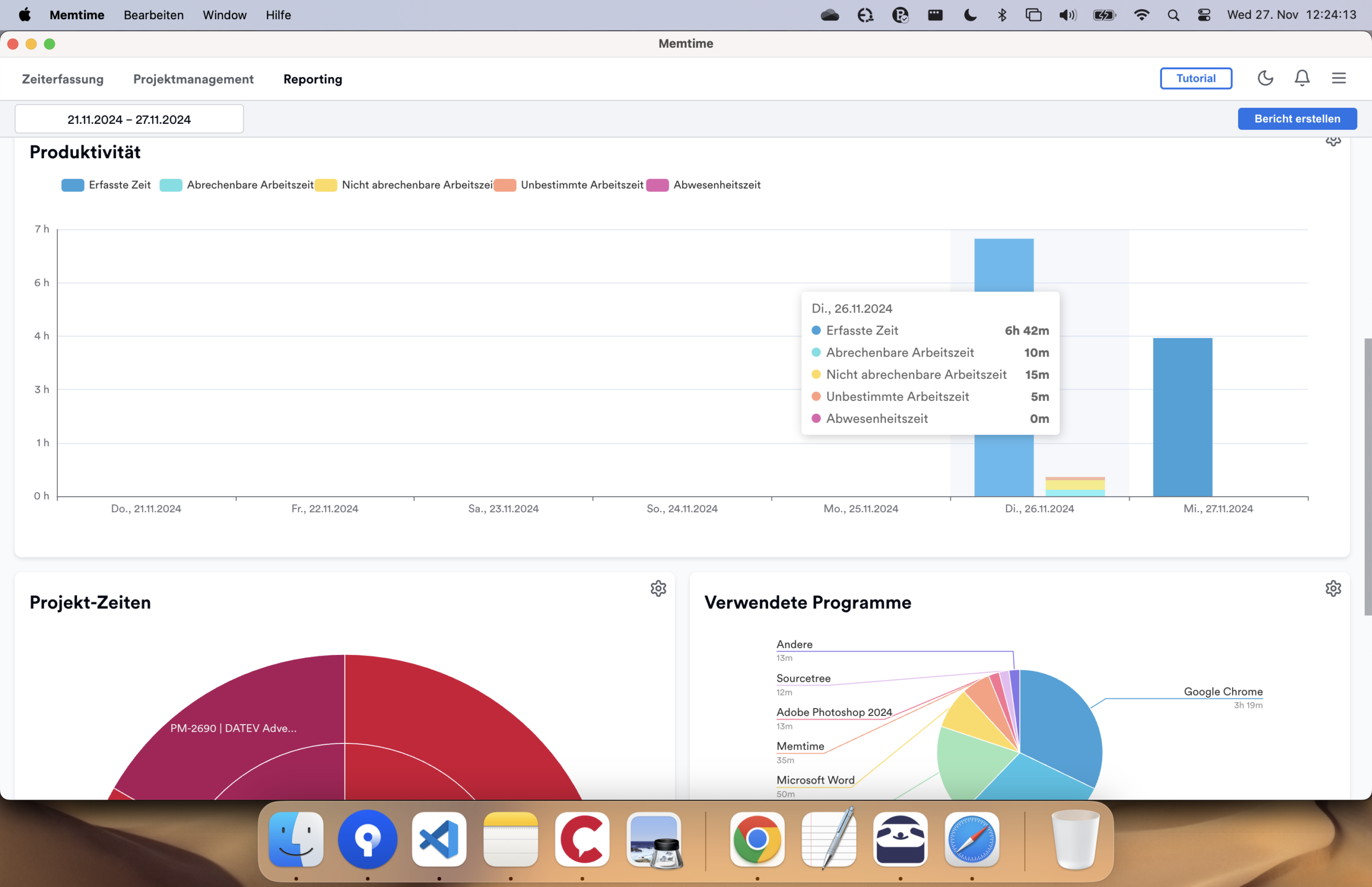 Memtime Produktivität Tracker