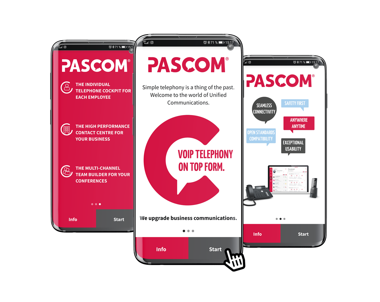 Welcome to the PASCOM Mobile VoIP App