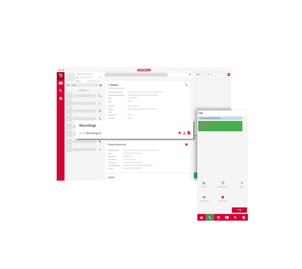 Expertly manage client cases with professional recordings
