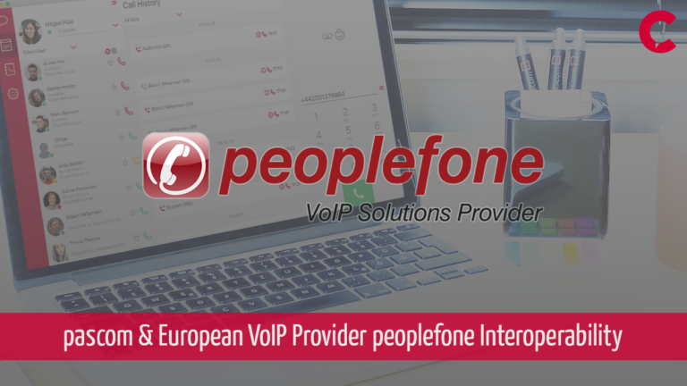 PASCOM Announces Interoperability with European VoIP Provider peoplefone