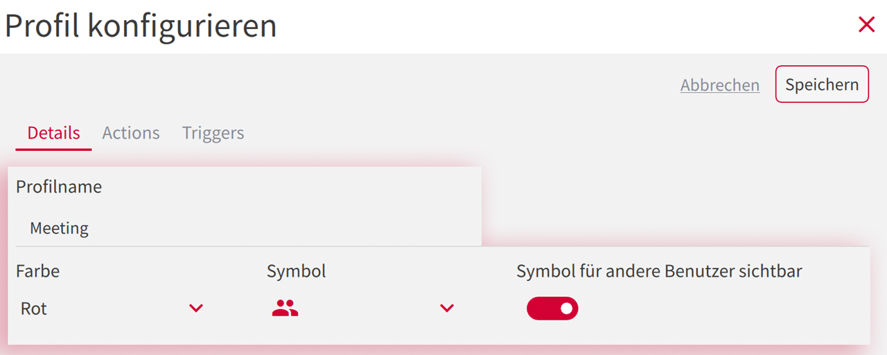 Image - PASCOM Apps Meeting Profil anlegen