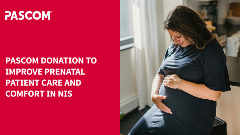 PASCOM Serbia 2024 donation to Nis University Clinical Centre Maternity Ward