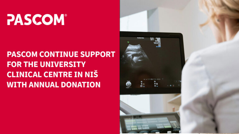 PASCOM Serbia 2025 donation to Niš University Clinical Centre