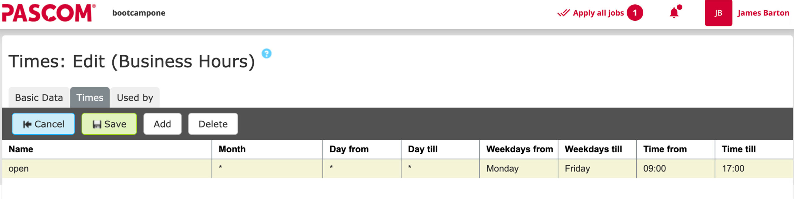Simple Time Condition for Time-of-Day Call Routing