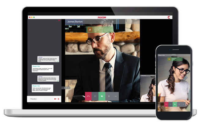 PASCOM Desktop Mobile Video Conferencing