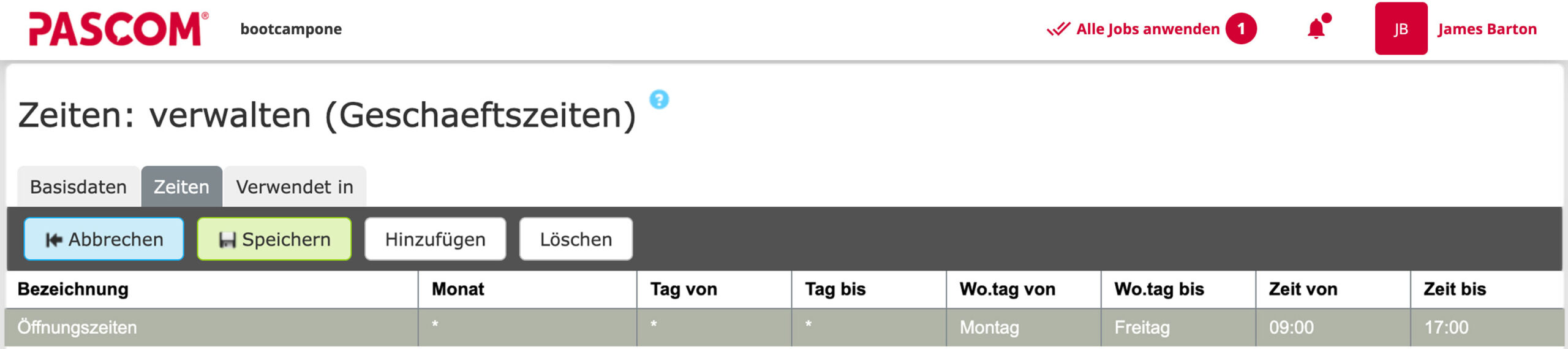 Einfache Zeitbedingung für die Anrufweiterleitung nach Tageszeit