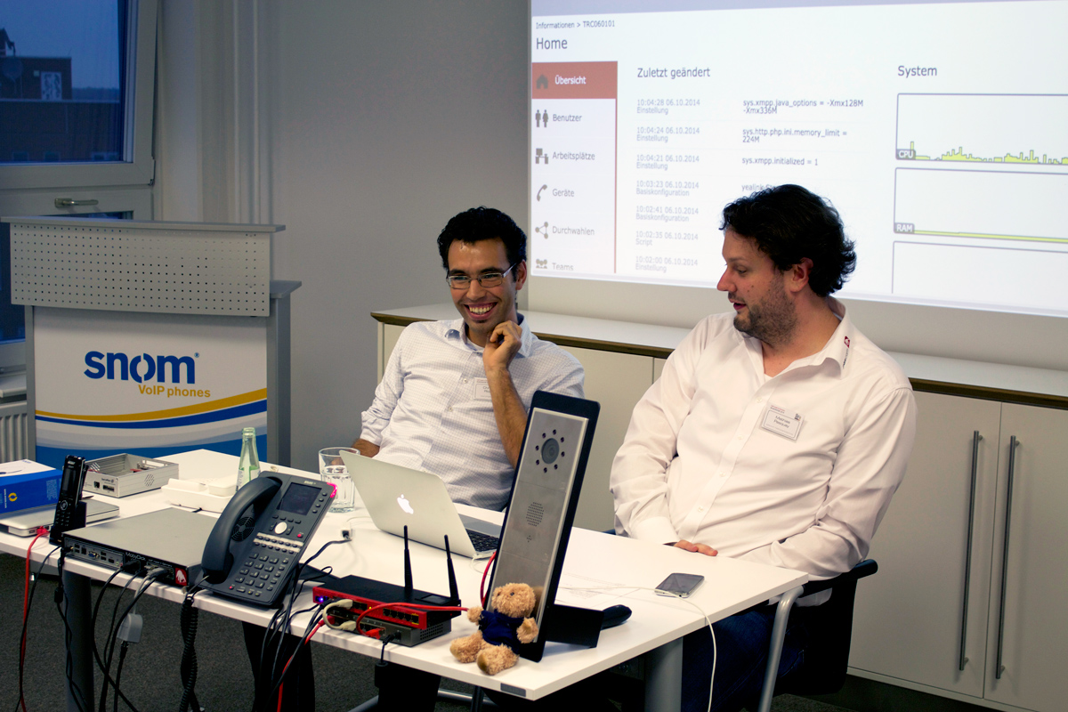 Christian Richter und Mathias Pasquay bei Ihrer gemeinsamen Dangerous Live Demo