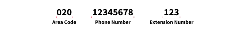 Image - UK Standard Landline phone number